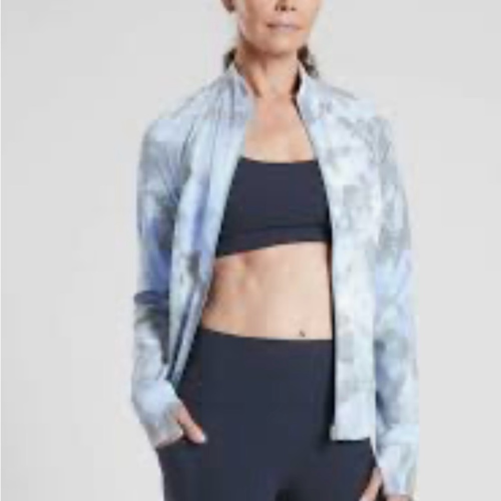 Athleta Set Jacket and Stash Capri Pants